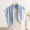 Pañuelo pequeño cuadrado de 70 cm con patrón de grietas de hielo estilo vintage, pañuelo pequeño de cuello moderno y versátil, pañuelo retro, pañuelo de seda ligero y protector solar