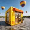 Loja Móvel Tendência em Container Ondulado Feira Noturna Rua de Passeio Café Área Turística Hotel Pousada Casa para Atividade de Acampamento