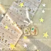 Estilo Coreano Ins Pintado a Mano Graffiti Primavera Arte de Uñas Papel de Transferencia Chica Linda Estrellas de Empalme Lindas Mascotas Decoraciones para Uñas