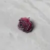 Flor Falsa Estilo Retro Capullo de Rosa Artificial con Borde Quemado DIY Arreglo Floral Hecho a Mano Ramo de Boda Decoración para el Hogar Producto Nuevo