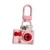 Llavero de Cámara de Gato Lindo 3D Colgante Adorable Decoración para Mochila de Estudiante Colgante Accesorio de Regalo de Graduación