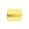 Puff para pó facial especial triângulo de veludo cristal super macio com pelo curto, puff redondo quadrado de dupla face com flanela