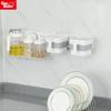 Estante de Almacenamiento con Acabado sin Perforaciones Estante de Almacenamiento para Inodoro sin Clavos Estante de Almacenamiento para Caja de Condimentos de Cocina Montado en la Pared