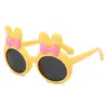 Novos óculos fofos de coelho para crianças óculos de sol infantis óculos de sol polarizados divertidos para crianças óculos de sol de silicone de desenho animado para bebês mulheres