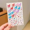 Pasta de maquiagem infantil Face Diamond Face Accessories Pasta de rosto Diamond Shattered Diamond Lantejoulas Maquiagem para os olhos Butterfly Bright Rhinestone Performance Face Paste