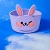 Venta Caliente Cubierta de Taza de Silicona de Dibujos Animados Goma Suave Conejo Lindo Anti-quemaduras Aislante Accesorios para Tazas Stanley Portavasos Fabricante Venta al por Mayor