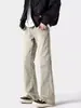 Jeans Lavado Novo de Outono Masculino Streetwear Estilo Retro Americano Slim Fit Reto Casual Calças Longas Masculinas