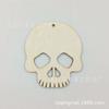 Botones de madera de Halloween decorativos para el festival de los fantasmas, virutas de madera, 10 por paquete