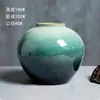 Vaso de Cerâmica Holly Salgueiro da Neve Salgueiro Prateado Diâmetro Grande Planta Verde Simples Mesa de Jantar Ajuste de Água Arranjo de Flores Enfeites