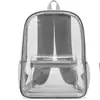 Chegada Nova 2026 Amazon Mochila Transparente de PVC Moda Versátil Mochila Escolar para Estudante Mochila Transparente de Gelatina