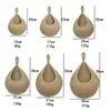 Cesta colgante de estilo bohemio personalizada, Red de almacenamiento tejida a mano con forma de nido de pájaro, Artefacto transpirable con forma de gota de agua para almacenamiento de frutas y verduras