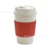 Caneca de Café de Palha de Trigo, Copo de Água, Fabricante de Copos de Plástico Atacado, Comércio Exterior Transfronteiriço Novo Modelo Copo para Chá de Leite Antiescaldante com Suporte