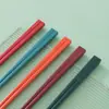 Palillos Domésticos Para Una Persona Un Color Comida Familiar Palillos Alto Valor Cromático Color 10 Colores Palillos de Aleación A Prueba de Moho Resistencia a Altas Temperaturas