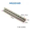 Kit de Material de Folha de Ferro DIY 2mm com Furo Eixo Estrutura Longa Folha de Ferro Conexão Manual Acessório Metálico Fixo Suporte