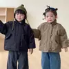 Chaqueta Acolchada de Algodón para Niños con Forro Polar, Engrosada, Ropa de Invierno para Niños, Calidez, Ropa de Algodón para Niñas, Nuevo Estilo 2026, Chaqueta Acolchada de Invierno para Bebé