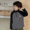 Camiseta Térmica de Capa Base para Niños de Haima, Camiseta Infantil de Manga Larga con Cuello Medio Alto para Otoño e Invierno, Top de Moda Nuevo para Invierno 2025