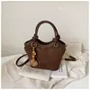 Elegante Xiaomi Home 2026 Otoño Nueva Moda Bolso de Hombro Único Bolso de Mano de Nicho Moda Simple Cubo Cruzado Bolso para Mujer