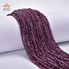 Joyas Haoyu Piedra Natural Redonda Multifacética Cuentas Sueltas Cuentas de Cristal Accesorios para Joyería DIY Pulseras al por Mayor