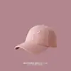 Gorra Rosa con Lazo para Mujer con Circunferencia de Cabeza Grande, Gorra de Béisbol Linda, Estilo Coreano Gorra Suave con Visera de Pato, Hace que la Cara Parezca Más Pequeña, Ampliada y Ensanchada