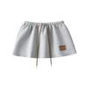 Saia A-Line de Cintura Alta com Camada de Ar Estilo Americano para Mulheres, Roupa de Outono Antecipado para Garota Quente, Saia Slim-fit com Cordão Anti-caminhada para Cobrir o Quadril