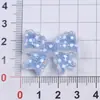 Accesorios de Resina Decoraciones DIY Charms para Zapatos Pegatinas para Botellas de Agua Accesorios para el Cabello de Niños Cubiertas para Popotes Lazo en Forma de Ola Tamaño Pequeño