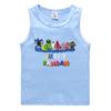 Chaleco de verano para niños 2023, estilo coreano, algodón casual, camiseta básica absorbente de sudor, ropa exterior deportiva de azúcar, camiseta sin mangas para niños