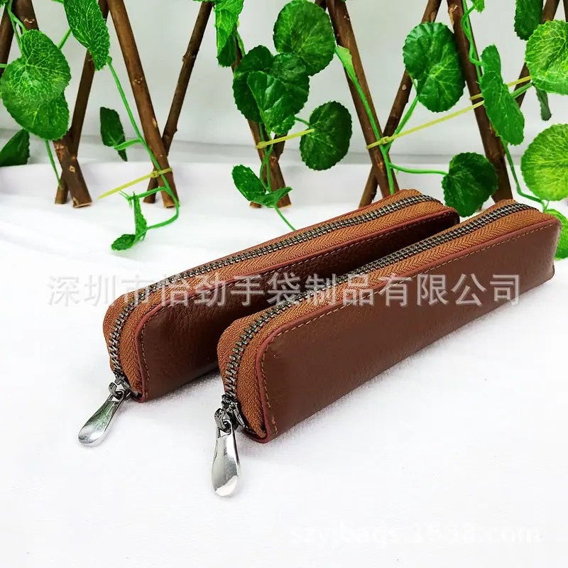 真皮仪器包