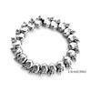 Estilo transfronterizo Deseo Pulsera de calavera pequeña AliExpress pulsera de moda para hombres y mujeres estilo punk pulsera hip hop al por mayor