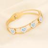 2023 nueva joyería pulsera de ojo personalizada pulsera de acero inoxidable con forma de serpiente pulsera estrella Luna B392