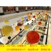 Decoração de balões para evento de loja em novo shopping em 2026, celebração de aniversário de inauguração, bolas suspensas no teto, configuração para transmissão ao vivo