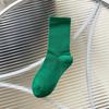 Calcetines de algodón para hombre y mujer, de color, sin costuras, elásticos, cómodos, para todo tipo de atuendo, color liso, textura de red, infrarrojos, para deportes