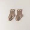 24 Calcetines Infantiles de Dibujos Animados 3D para Primavera y Otoño Hasta la Pantorrilla Calcetines para Bebé Recién Nacido Calcetines de Piso para Bebé Antideslizantes