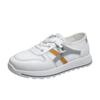 Zapatos Blancos de Mujer 2023 Nuevo Primavera y Verano Malla Transpirable Casual Zapatos Forrest Gump Combinan con Todo Zapatillas de Running de Suela Gruesa