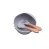 Amazon comercio electrónico transfronterizo grado alimenticio vajilla para alimentación de bebés tenedor infantil tenedor de entrenamiento para comer juego de cucharas