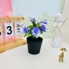 7 piñas grandes negras copa internacional pequeño jardín de bonsái balcón planta en maceta de simulación escritorio arreglos florales decorativos maceta
