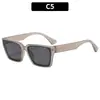 Nuevas Gafas de Sol Cuadradas Casuales Sencillas para Hombre con Protección Solar Personalidad Europea y Americana Transfronteriza Gafas de Sol para Conducir al Aire Libre Gafas de Sol