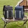 Mochila impermeável de grande capacidade personalizada, bolsa de gelo, ODM, mochila térmica isolada para piquenique ao ar livre com impressão de logotipo e substituição de etiqueta