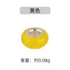 Plata de Ley S925 Rueda Arcoíris Cuentas Pegamento Colorido Hecho a Mano DIY Accesorios para Joyería Pulsera Separador de Cuentas Macaron