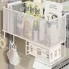 Cesta colgante para mesita de noche, Estante de almacenamiento para mesita de noche, Artículos para dormitorio, Artefacto de almacenamiento para artículos varios de estudiante, Estante colgante para cama, Cesta de almacenamiento
