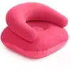 Viagem ao Ar Livre e Indoor Acampamento Lazer Portátil Dobrável Inflável PVC Flocado Sofá Preguiçoso Cadeira de Descanso em Forma de U