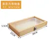 Caja de Madera con Cerradura Caja de Almacenamiento Transparente Caja de Regalo para Joyería Souvenir Caja de Madera Rectangular de Ensamblaje Caja de Madera