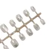 Estrella Brillante Ojo de Gato Textura de Alta Gama Estilo Chica Elegante Estilo Dama Madura Iluminador Arte de Uñas Estilo Corto Uñas Postizas de Presionar 30-t