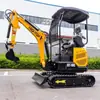 Exportar a Filipinas Uso en Construcción de Ingeniería Excavadora Pequeña Tipo Oruga Multifuncional Zanjadora HT18C HIGHTOP