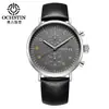 Reloj de Cuarzo Multifuncional Transfronterizo Nuevo para Hombre, Resistente al Agua, Sencillo, Casual, Reloj con Calendario Resistente al Agua