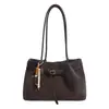 Bolsa de Mão Retrô Fosca de Camurça de Alta Qualidade no Atacado para Mulheres, Bolsa de Ombro Fashion e Versátil com Bolsa Tote de Grande Capacidade