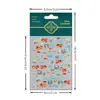Nuevos Pegatinas Populares Lindas de Uñas con Relieve 5D de Cristal de Hielo Pez Dorado Pequeño Pegatinas Estéreo para Uñas Dr-1128 de Redanco