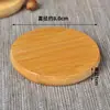Venta al por mayor directa de fábrica posavasos de bambú para taza de té portavasos accesorios para juego de té posavasos redondo cuadrado aislado se puede grabar LOGOTIPO