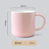 Caneca Nórdica Transfronteiriça com Padrão de Logo Personalizado Impresso, Xícara de Cerâmica Colorida Macaron, Lembrança, Caneca de Café para Escritório