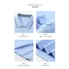 Camisa Polo de Cuello Rayado Ropa de Trabajo Personalizada Camisa Publicitaria Uniforme de Trabajo Camiseta de Manga Corta con Logo Bordado Nuevo Estilo de Verano