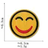 Pegatinas de Tela con Expresiones de Emoji Accesorios para Ropa Calcomanías Decorativas Parches Divertidos Serie de Insignias Redondas Lindas de Smiley